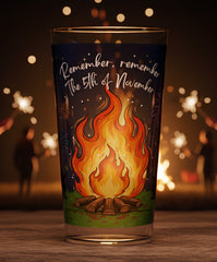 'Remember, Remember...' Bonfire Night! | 20oz Plastic Cup