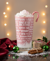Winter Wonderland Word Cloud Cup 12oz