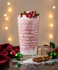 Winter Wonderland Word Cloud Cup 12oz