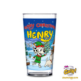 Personalised Kids' Christmas Cup – Cartoon Bluey Xmas Design – Unbreakable Plastic Stocking Filler 12oz