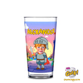 Knight Castle Adventure | Personalised Name & Photo 12oz Plastic Cup