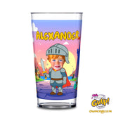 Knight Castle Adventure | Personalised Name & Photo 20oz Plastic Cup