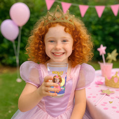 Princess Castle Adventure | Personalised Name & Photo 20oz Plastic Cup