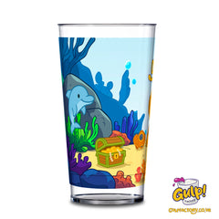 Underwater Mermaid Adventure | Personalised Name & Photo 20oz Plastic Cup