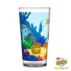 Underwater Mermaid Adventure | Personalised Name & Photo 12oz Plastic Cup