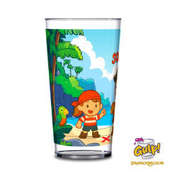Pirate Adventure (Boys) | Personalised Name & Photo 12oz Plastic Cup
