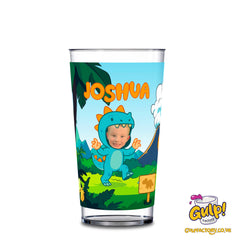 Dinosaur Adventure (Boys) | Personalised Name & Photo 12oz Plastic Cup