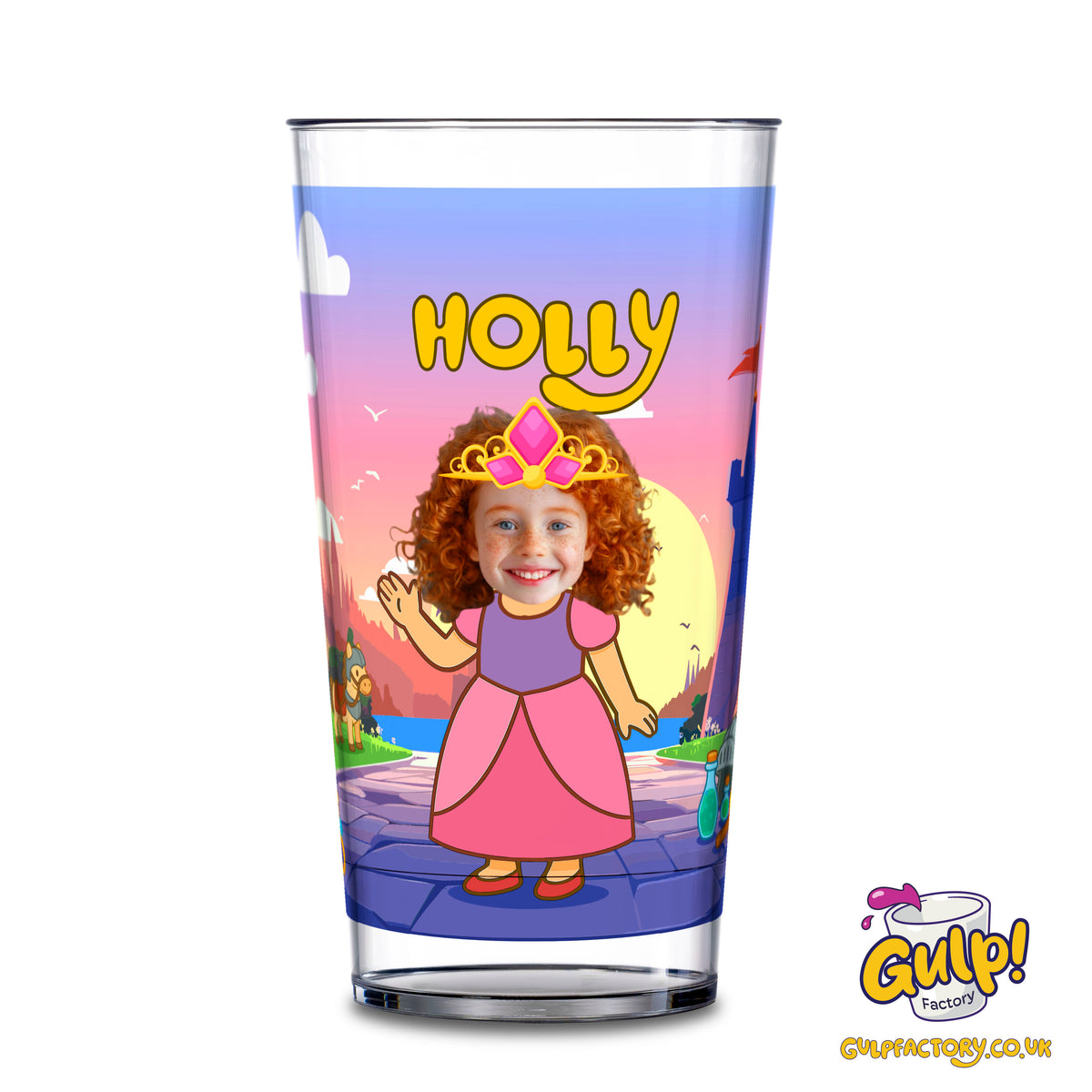 Princess Castle Adventure | Personalised Name & Photo 20oz Plastic Cup