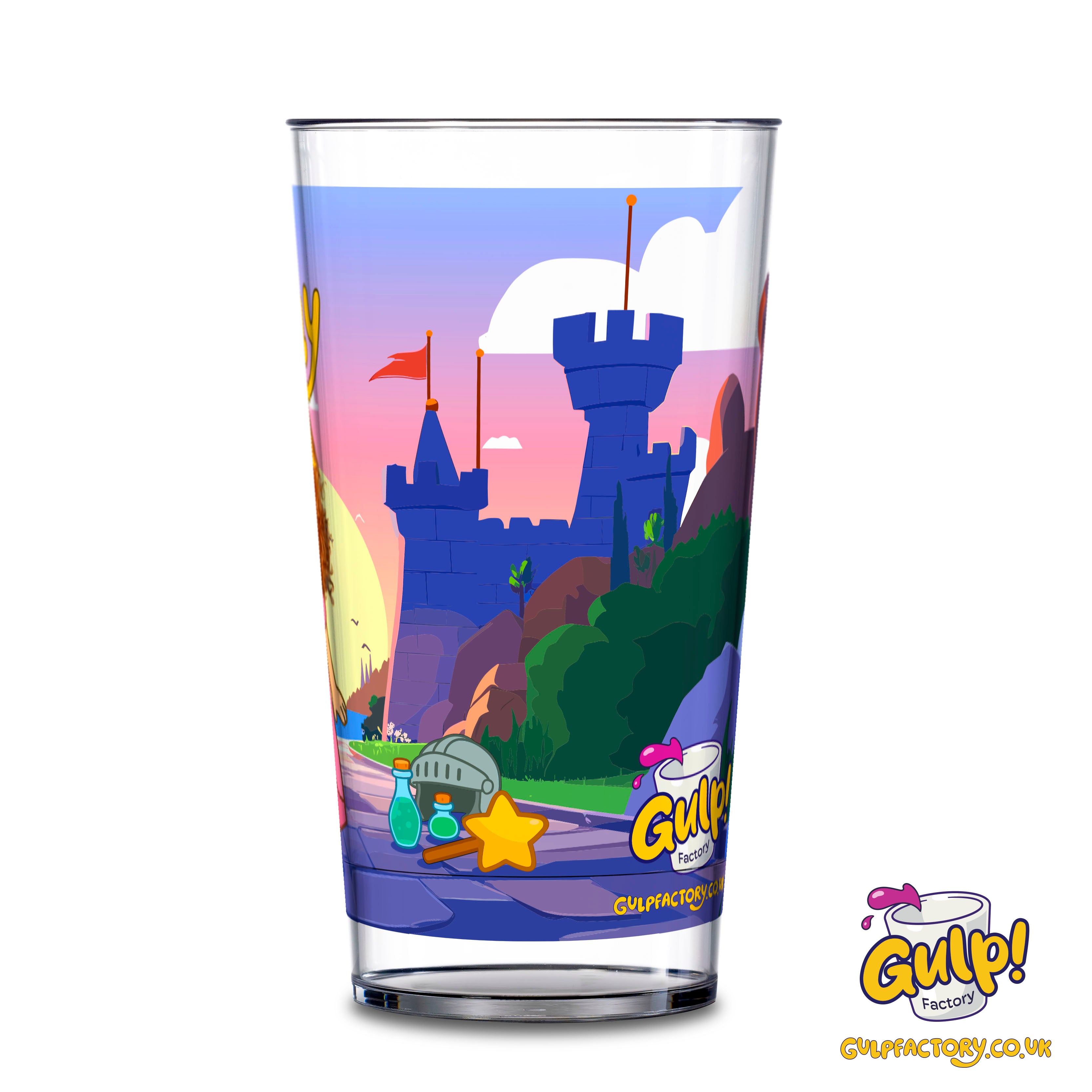 Princess Castle Adventure | Personalised Name & Photo 20oz Plastic Cup