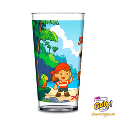 Pirate Captain Adventure | Personalised Name & Photo 20oz Plastic Cup